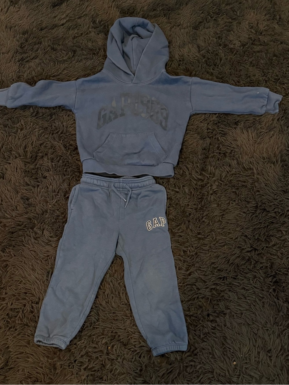 GAP Kids Dusty Blue Hoodie & Jogger Set